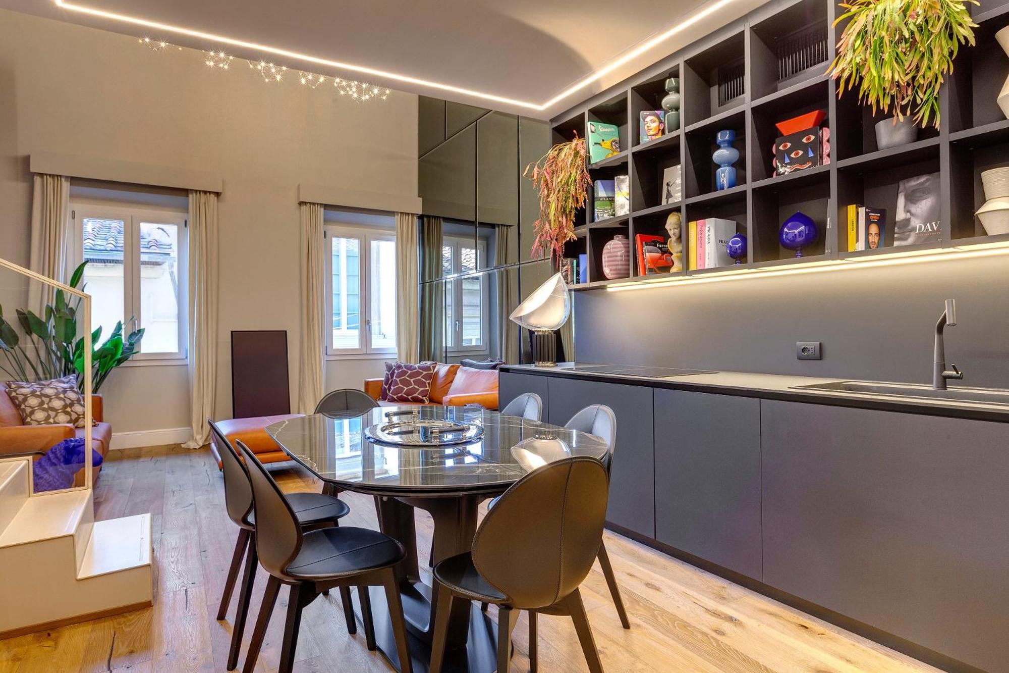 Prestige Penthouse With Private Spa, Gym And Terrace By Mamo Florence
