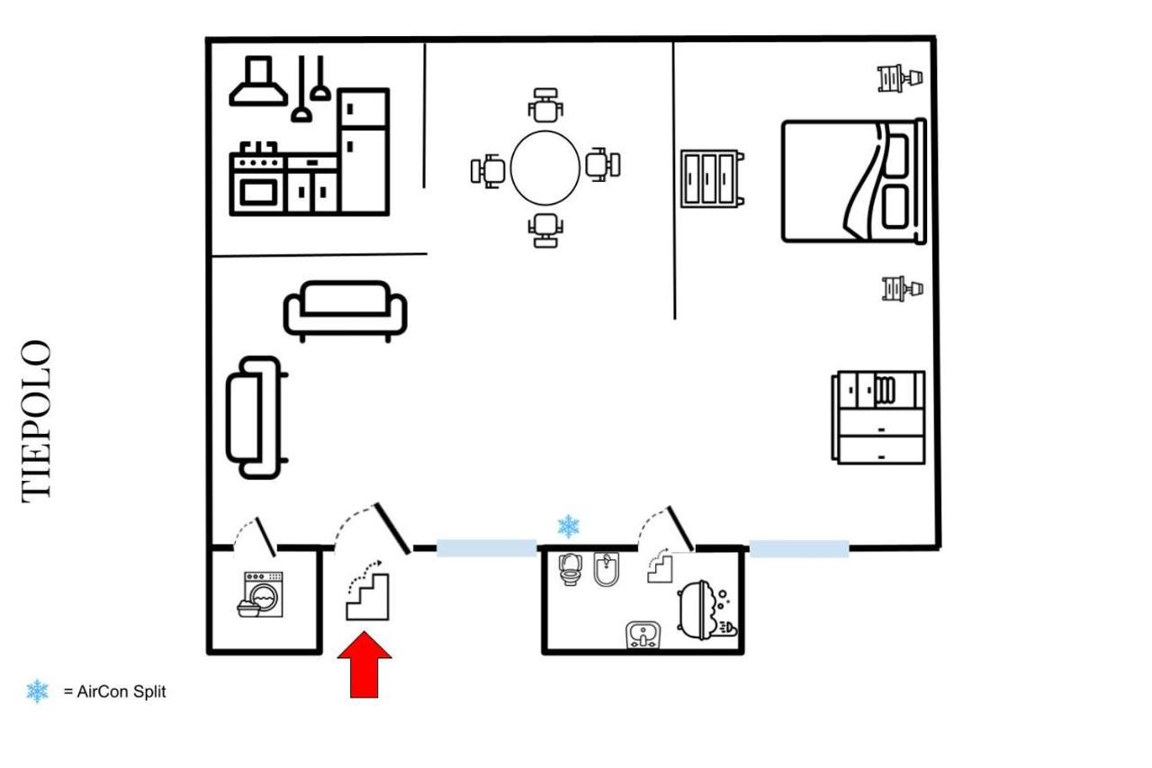 Appartement Tiepolo Romantic Penthouse In The Oltrarno *
