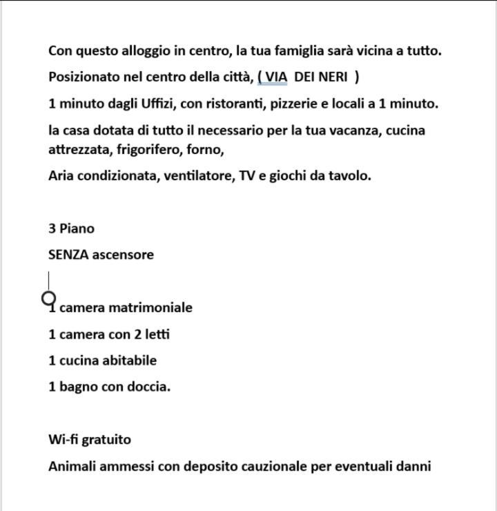 Apartamento De' Neri Florença