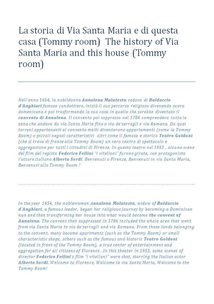 Tommyroom * Florença