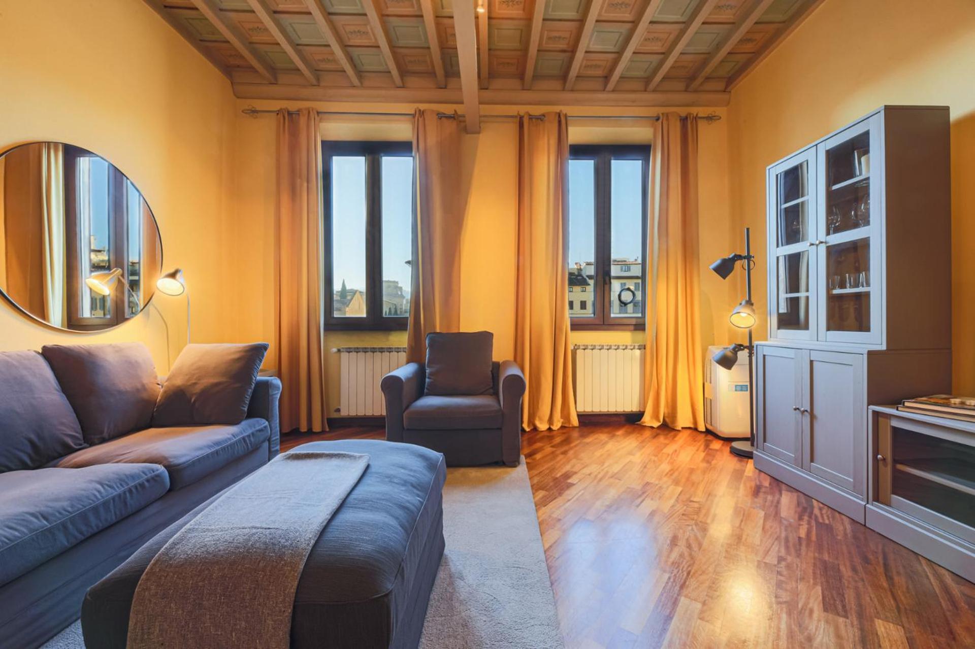 Florence- Dante's View-piazza Santa Croce In The Heart Of Appartement