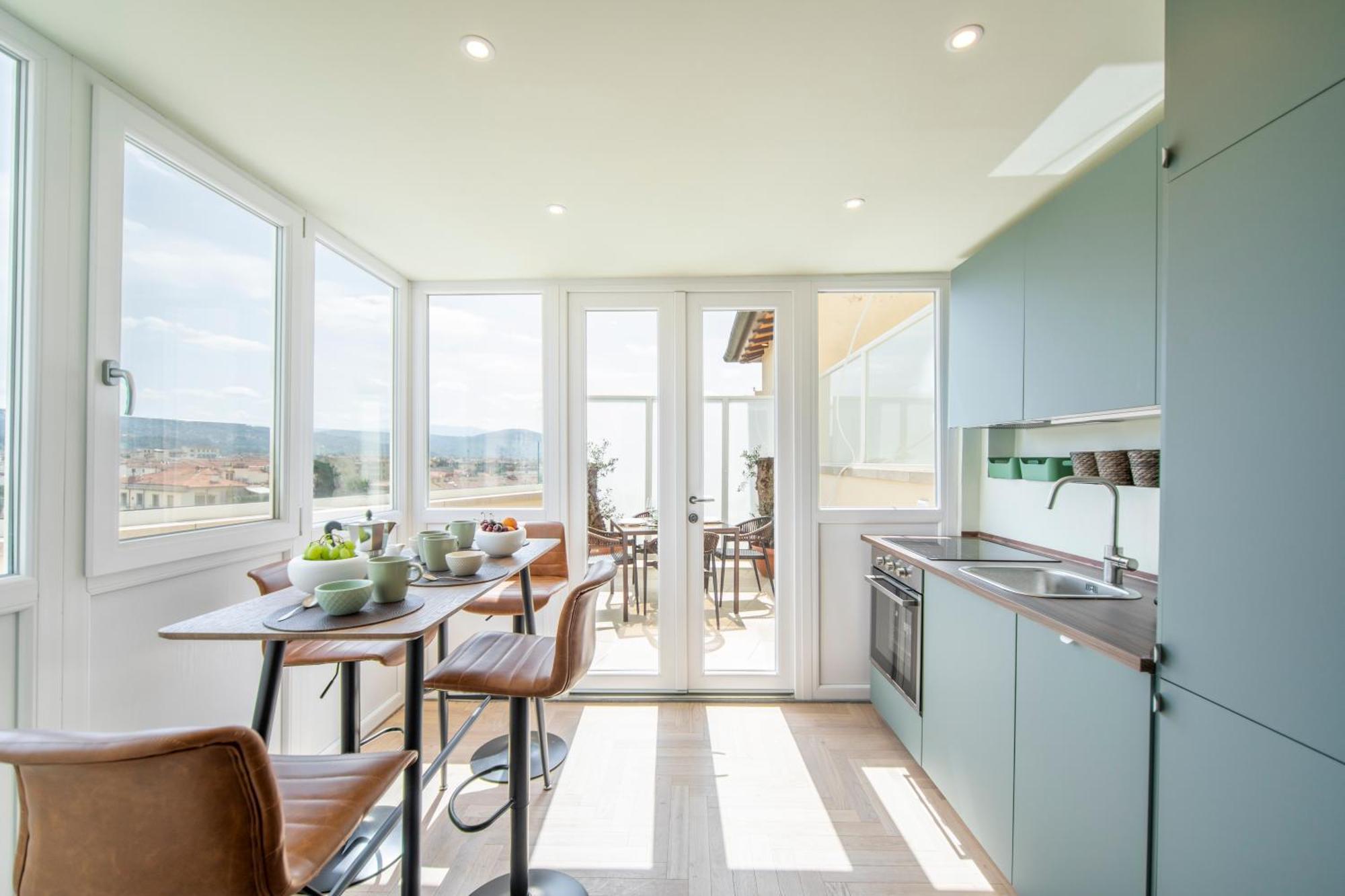 Penthouse With Terrace Over Apartment