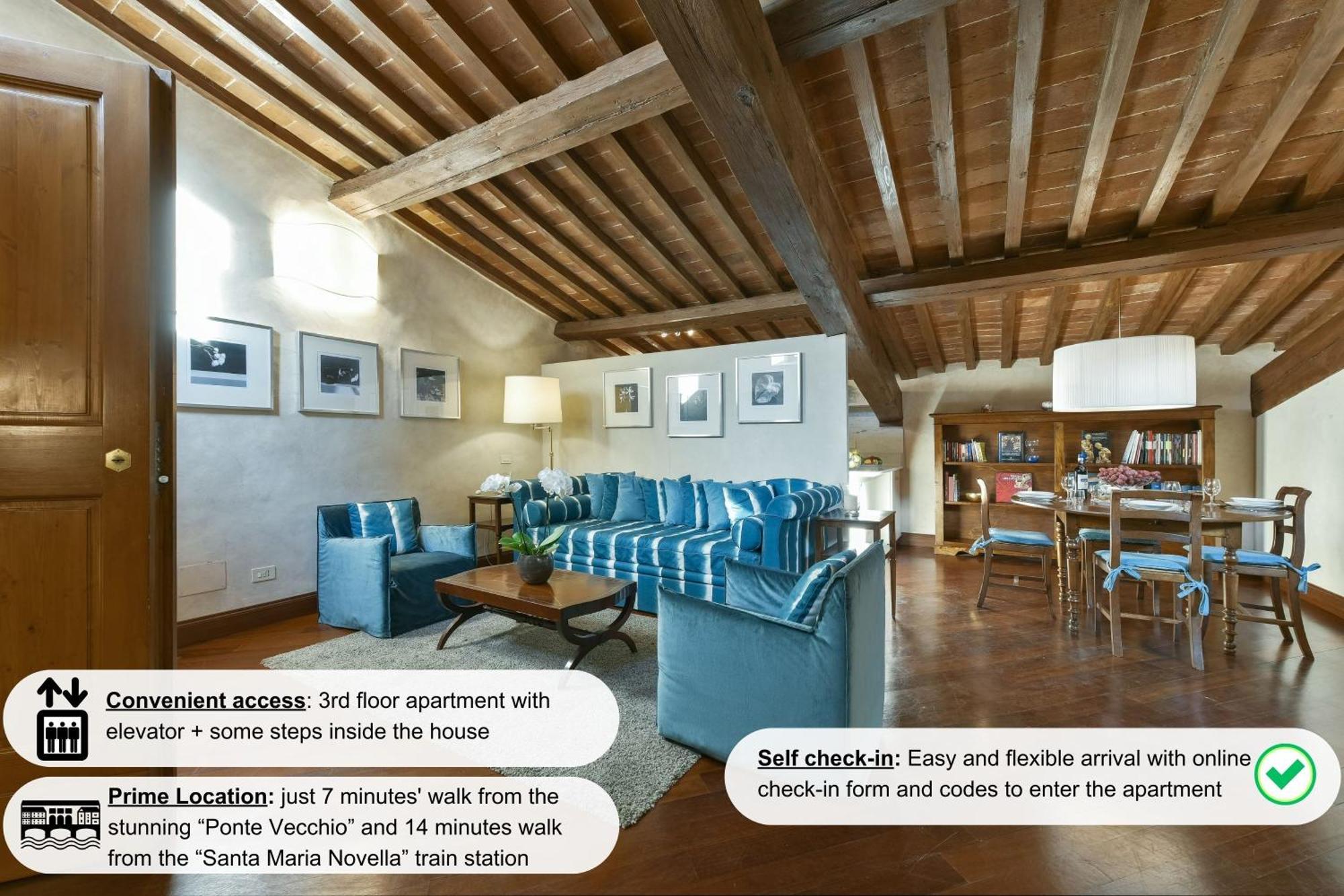 Appartement Tiepolo Romantic Penthouse In The Oltrarno Florence