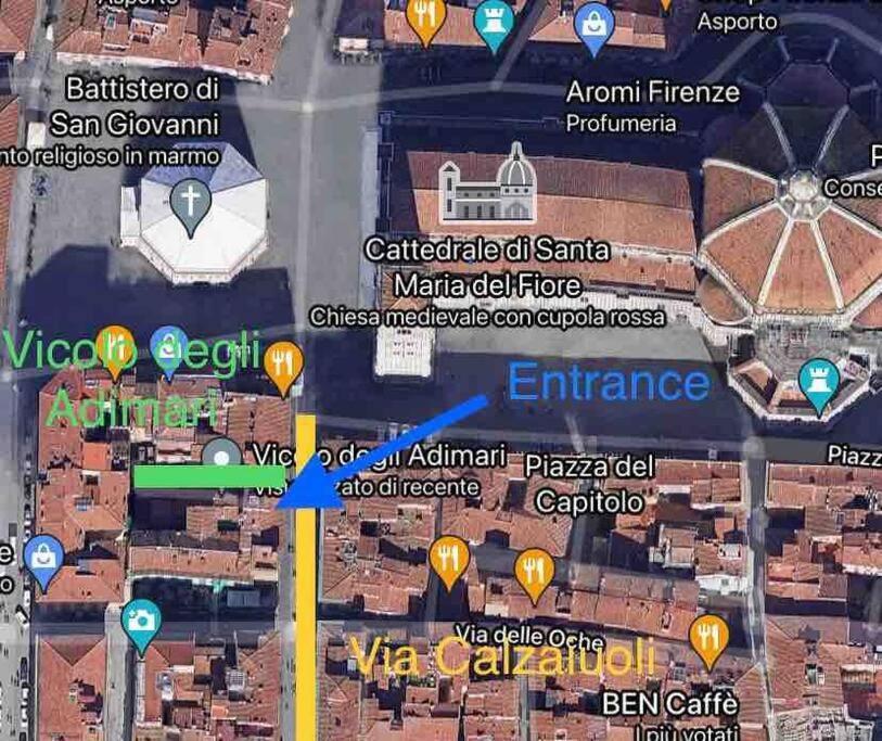 Next To The Duomo Of Florence, Raffaello, With Private Patio Appartement *