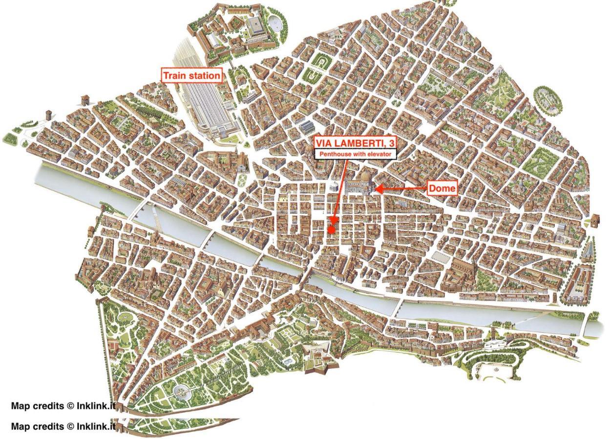 Charming Apartments: Historic Attic In Center * Florence
