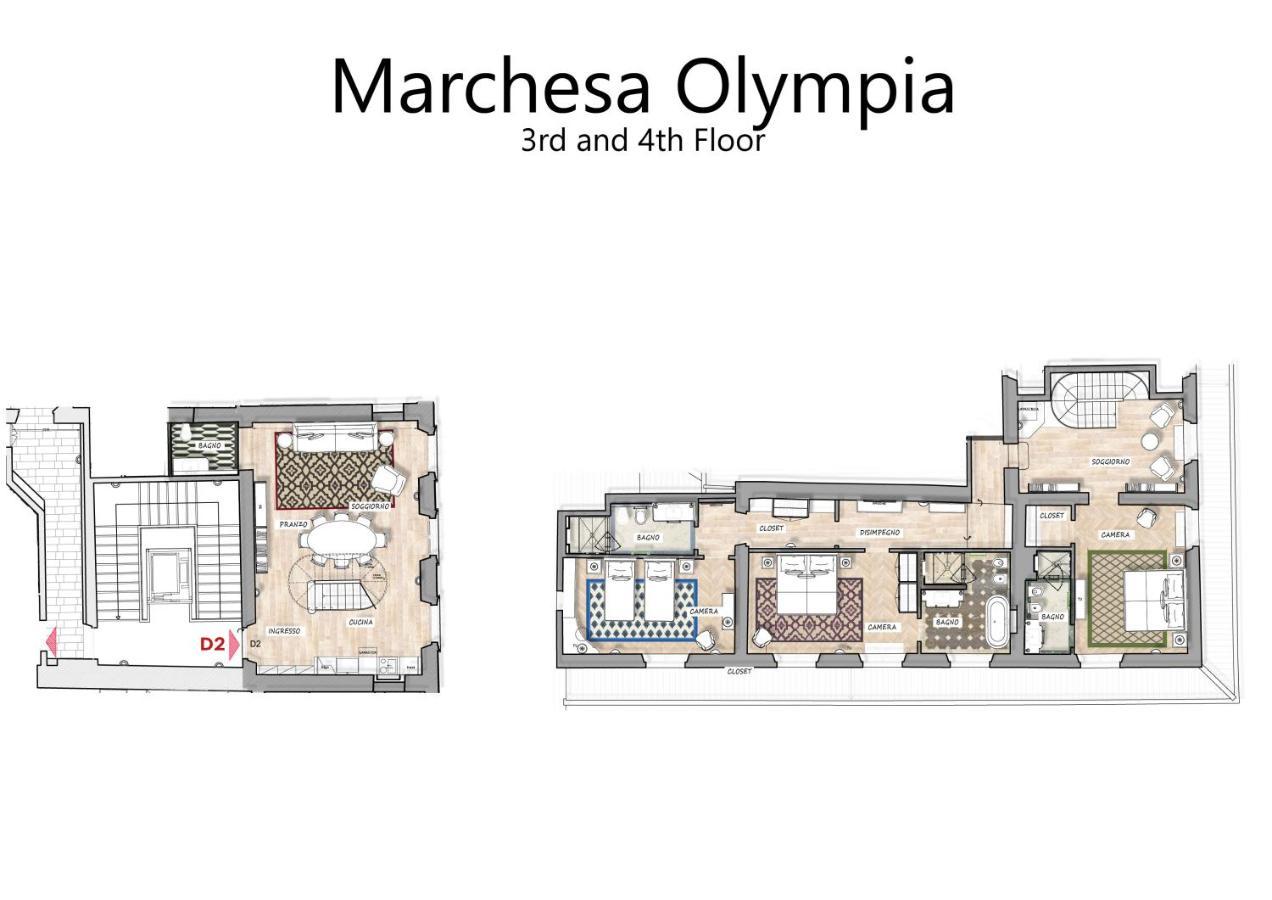 Marchesa Olympia - La Dimora Degli Affreschi Appartement Florence