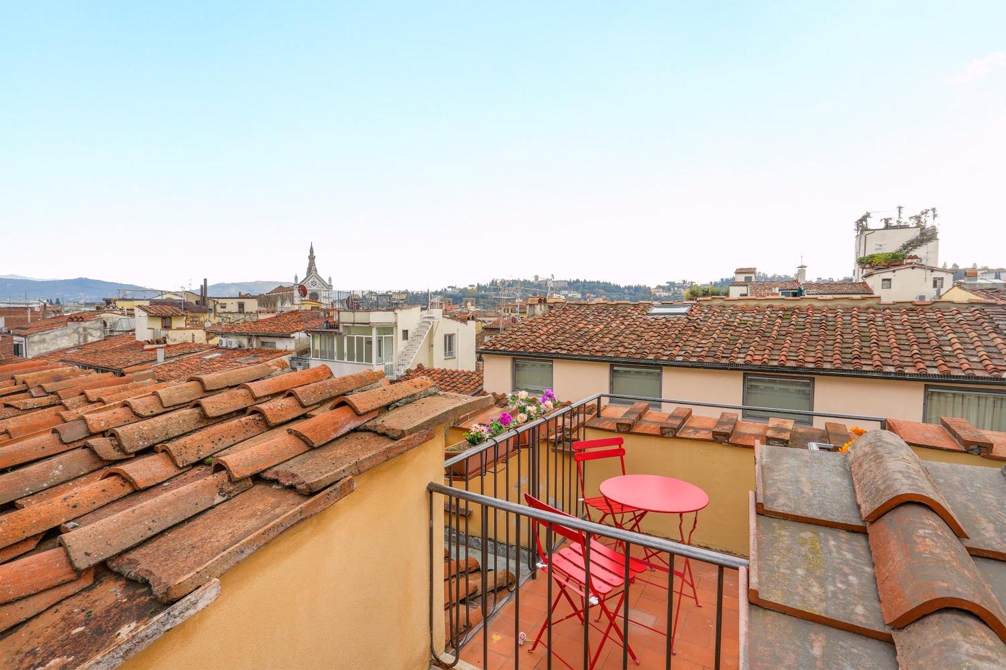 Palazzo Borghese With Panoramic Terrace Appartement