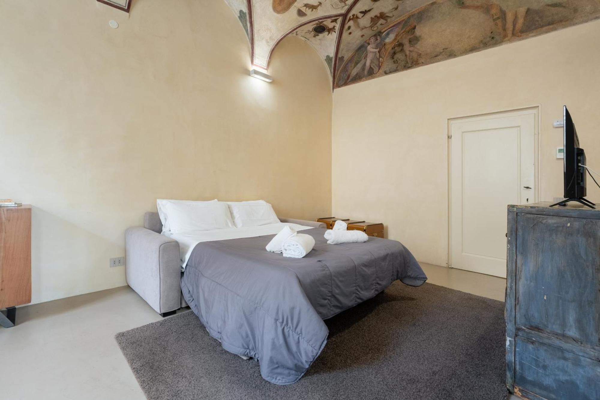 Keys Of Italy - Benci 20 Fresco - Frescoes One Bedroom Santa Croce Appartement