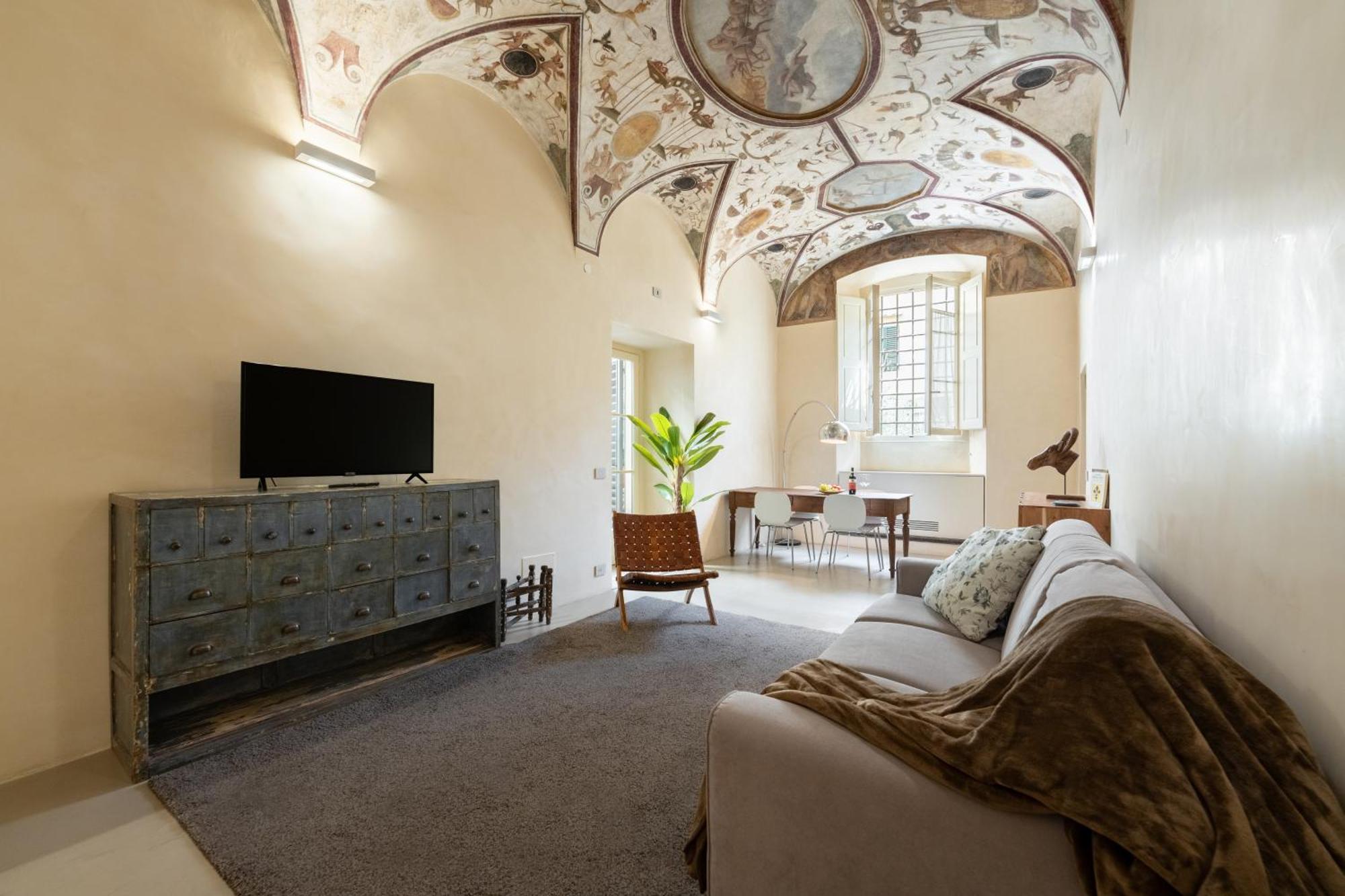 Appartement Keys Of Italy - Benci 20 Fresco - Frescoes One Bedroom Santa Croce