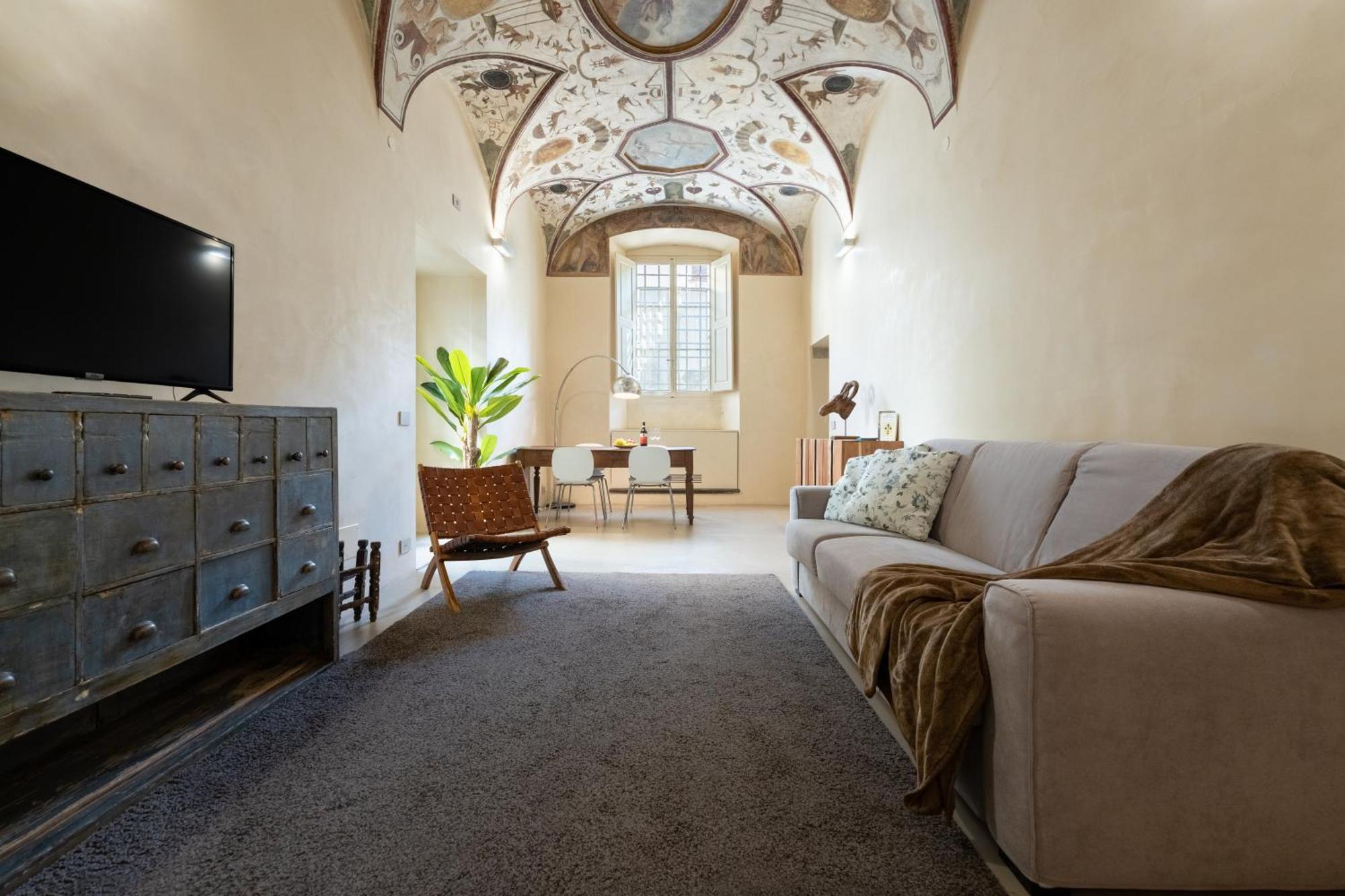 Keys Of Italy - Benci 20 Fresco - Frescoes One Bedroom Santa Croce *