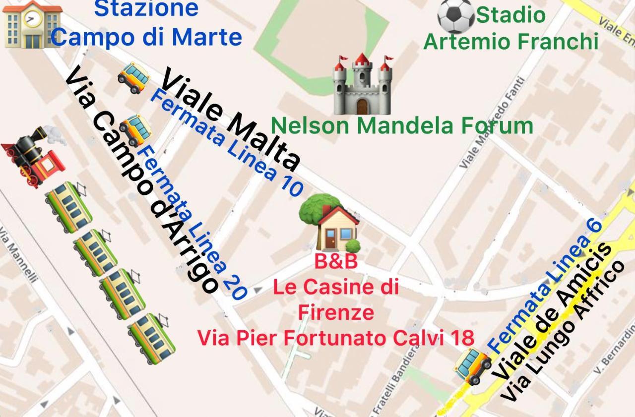 Acomodação com café da manhã  Le Casine Di Florença